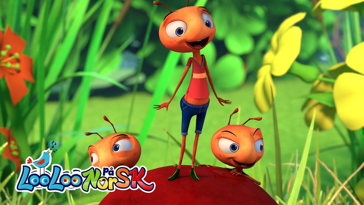 Når Maur Marsjerer Marsj 🐜🎶 Barnesanger på Norsk - LooLoo Barnesanger på Norsk