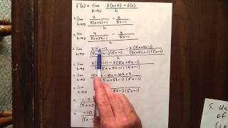 derivative first principles definition 5