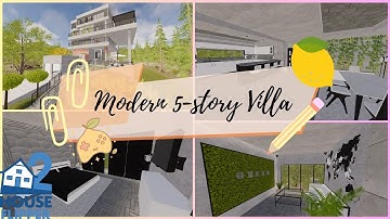 🏰 Modern 5 story Villa/ House Flipper 2/ Custom Job/ No commentary longplay