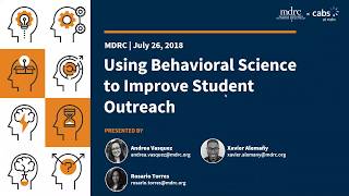 CPSI Webinar Using Behavioral Science to Improve Student Outreach
