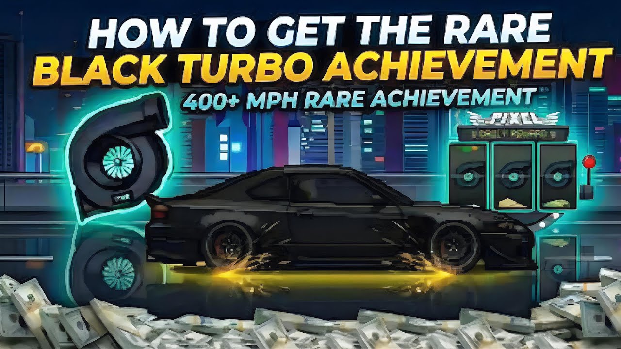 HOW TO GET BLACK TURBO ⚫️ IN PIXEL CAR RACER 