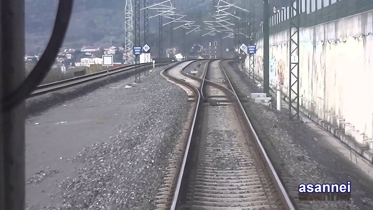 EN EL INTERCITY ENTRANDO EN OURENSE EMPALME
