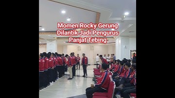 Momen Rocky Gerung Dilantik Jadi Pengurus Federasi Panjat Tebing Indonesia Pimpinan Yenny Wahid