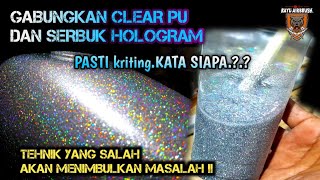 PROSES APLIKASI GLITTER HOLOGRAM jangan salah langkah PEMULA HARUS TAU screenshot 1