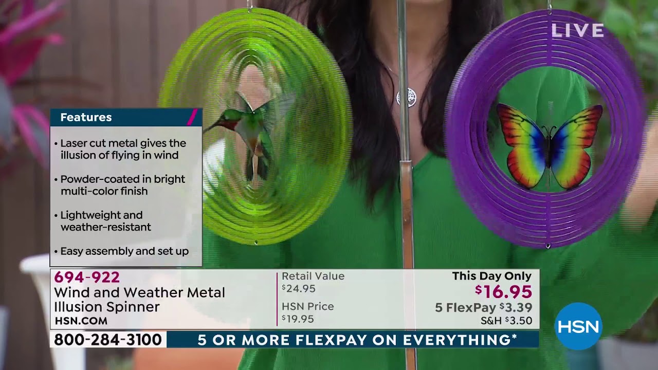 Wind and Weather Metal Illusion Spinner YouTube