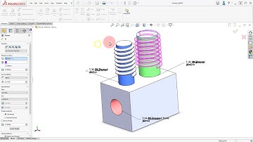 Creating Threads Using SOLIDWORKS 2020