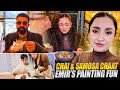 Rug Return Trip &amp; Chai - Samosa chaat Stop + Emir’s Cute Painting Moment | The Cheezy Family 