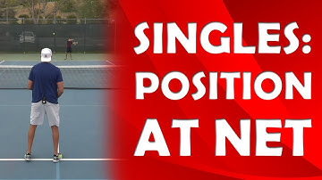 Where To Stand At The Net In Singles | POSITIONING