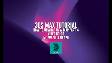 39 3DS MAX How to unwrap UVW Map  Part Four | @apuart786