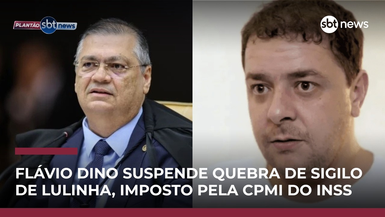 STF suspende quebra de sigilo do filho de Lula, determinada pela CPMI do INSS | #JornaldoSBTNews