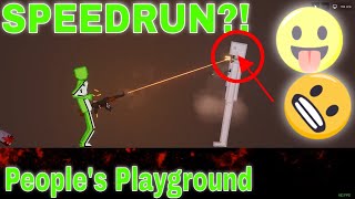 SPEEDRUN ใน People's Playground