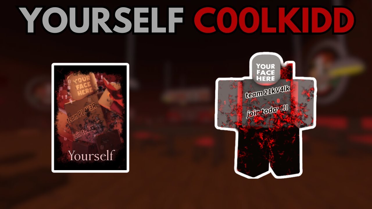 ROBLOX Forsaken NEW "Yourself" c00lkidd skin! - YouTube