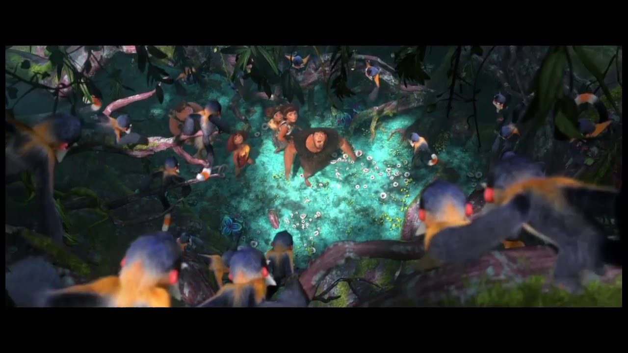 The croods. Fight with monkey in Hindi. - YouTube