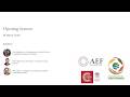 Joint High Level Community Meeting: Opening Session