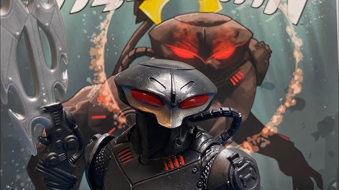 acrobaticnymphets McFarlane DC Direct Multiverse Black Manta Line Art Sketch Page Puncher Action Figure Review - YouTube