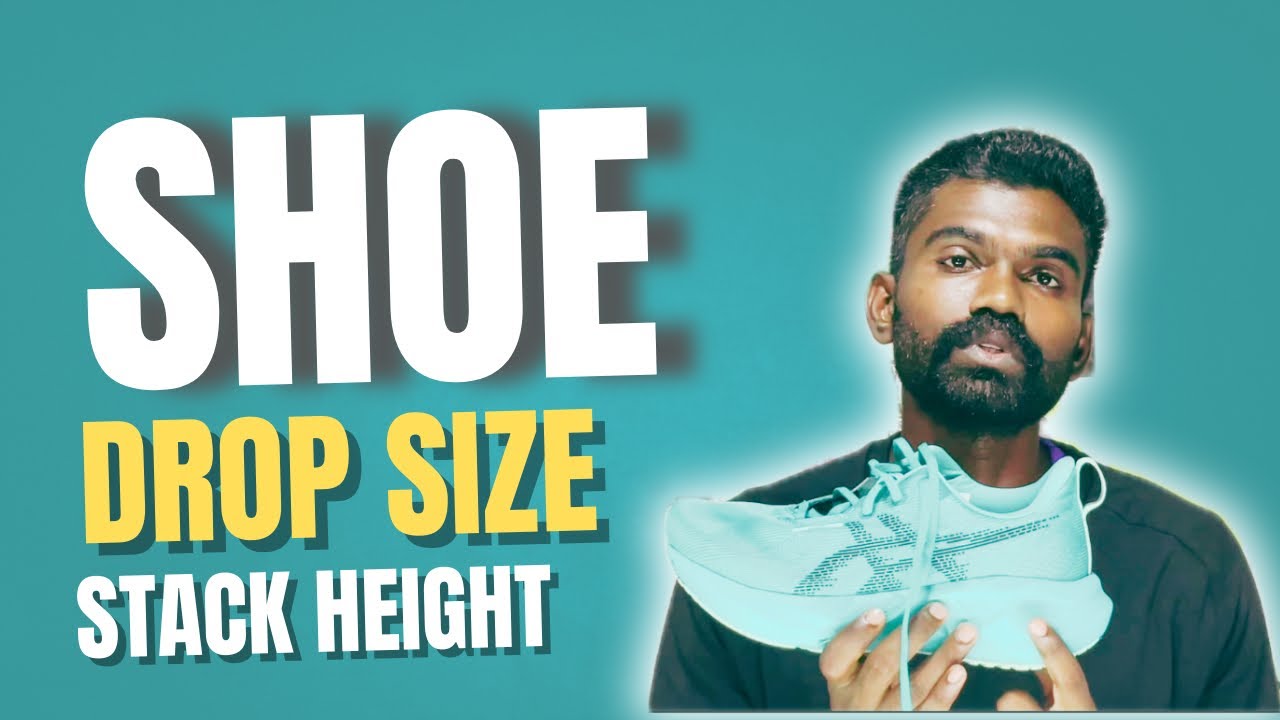 How to select shoe for long distance running | stack height | drop size | in tamil