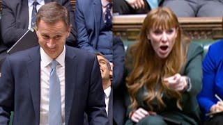 Angela Rayner furious as Commons explodes over Jeremy Hunt's brutal Council house attack