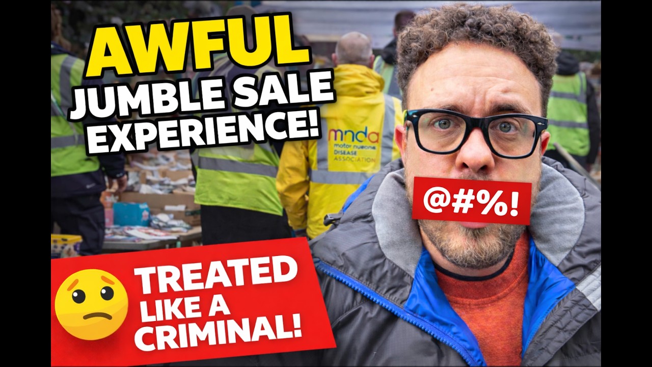 Слежка, проверка и обвинения… на распродаже подержанных вещей.