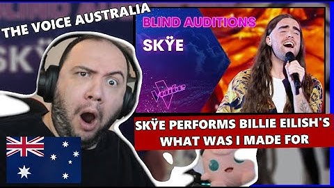 Skÿe Performs Billie Eilish's What Was I Made For | The Voice Australia - TEACHER PAUL REACTS