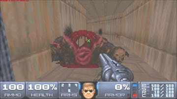 Doom 2 Illuminatus Level 8 Nightmare 99% with D4V [v2.5.8] (Commentary)