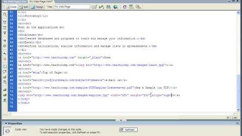 HTML Tutorial Aligning Images Training Lesson 8.4