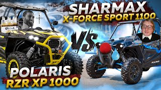Мощное сравнение БАГГИ В РЕАЛЬНЫХ УСЛОВИЯХ // Sharmax X-Force SPORT 1100 VS POLARIS RZR XP 1000