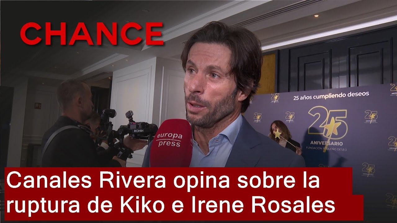 Canales Rivera se pronuncia sobre la separación de Kiko Rivera e Irene Rosales