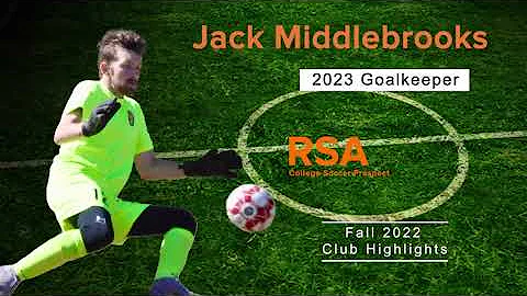 Jack Middlebrooks, 2023 Goalkeeper, Atlanta Fire U...