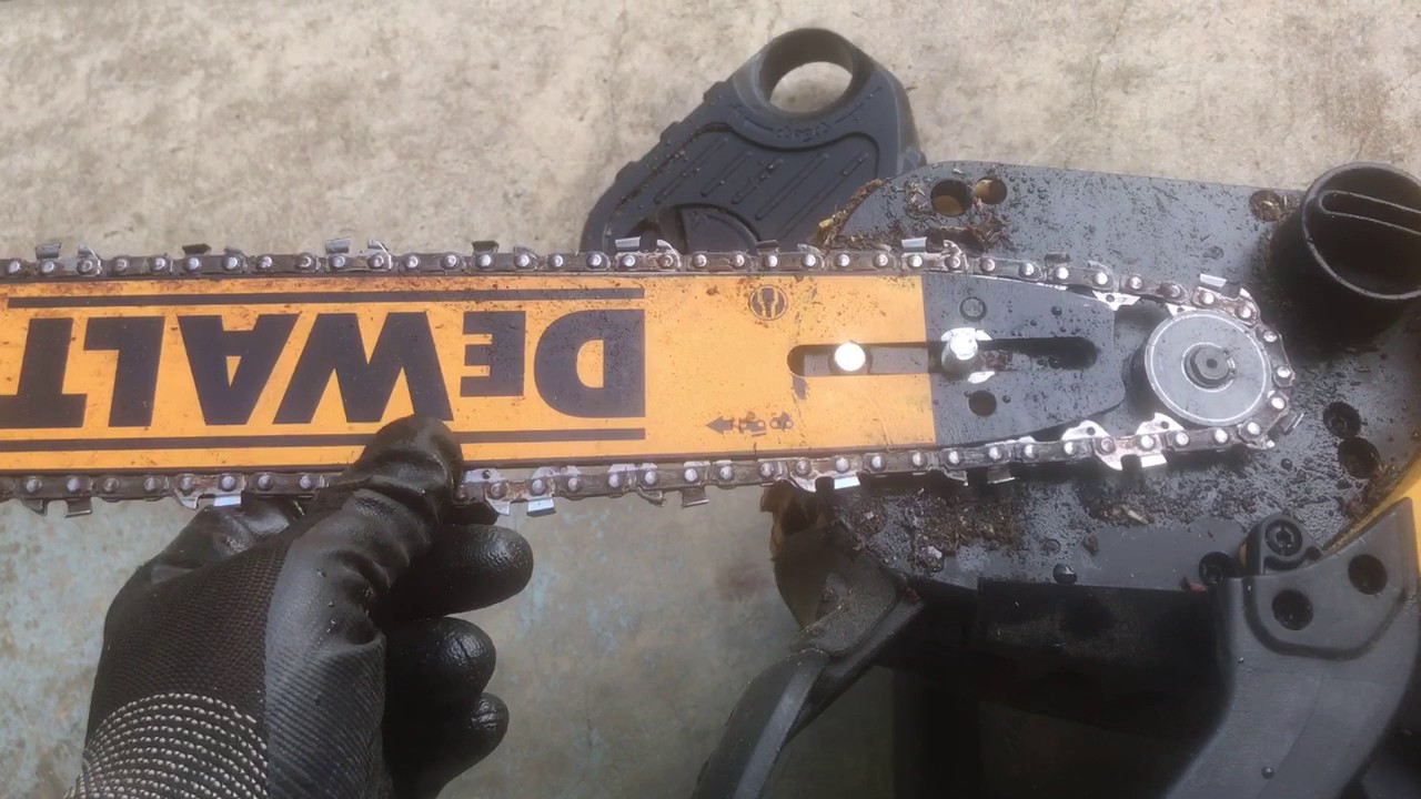 Dewalt 40 volts chainsaw Bad part... must know before buy YouTube