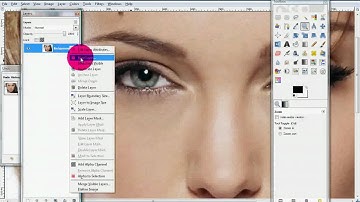 GIMP Tutorial - How to do eyeshadow