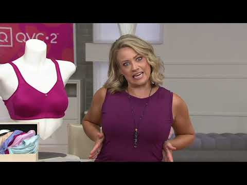 Breezies Smooth Radiance Unlined Support Bra on QVC
