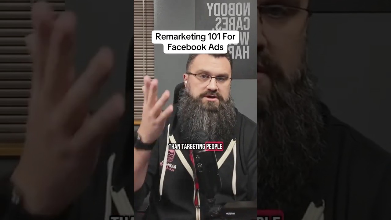 The basics of remarketing with Facebook ads.