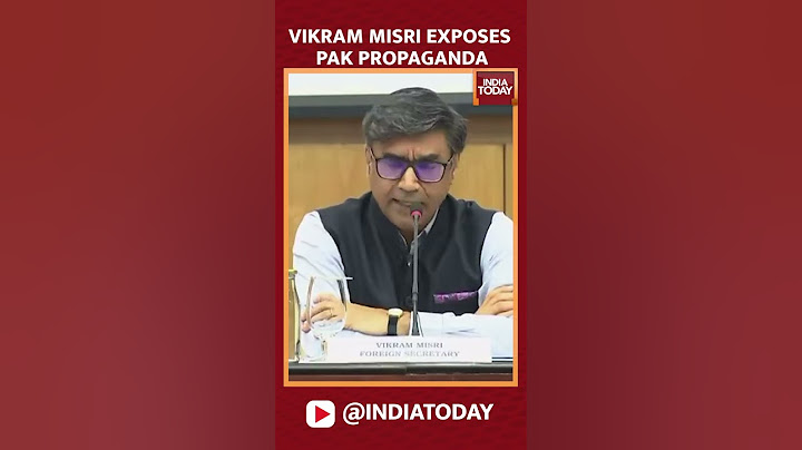 Army Media Briefing: Vikram Misri Exposes Pakistan  Propaganda #operationsindoor #indiavspakistan