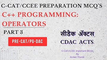 CDAC | CCEE/C-CAT Preparation MCQ
