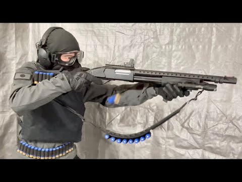 MARUZEN M870 BK Custom ライブカート排莢 実射 - YouTube