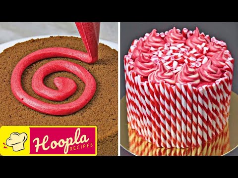 winter-themed-cupcake-cakes-for-this-holiday-season!-|-christmas-dessert-recipes-|-peppermint-cake