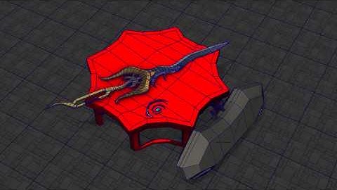 Low-Poly Video-game Assets Turntable