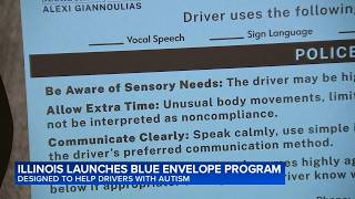 New Blue Envelope program helps drivers with autism during traffic stops in Illinois