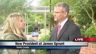 Dr. Carraway's 1st Interview as President of James Sprunt Community College