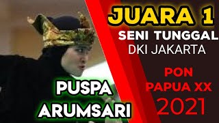 FINAL TUNGGAL PUTRI DKI JAKARTA PON PAPUA XX 2021| Puspa arumsari