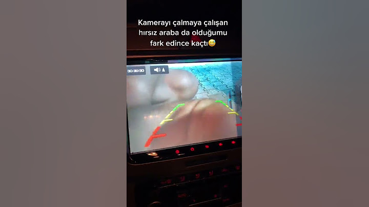 Kamerayı çalmaya çalışan hırsız araba da olduğumu öğrenince kaçtı 😅