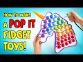 How To Make Fidget POP IT At Home!