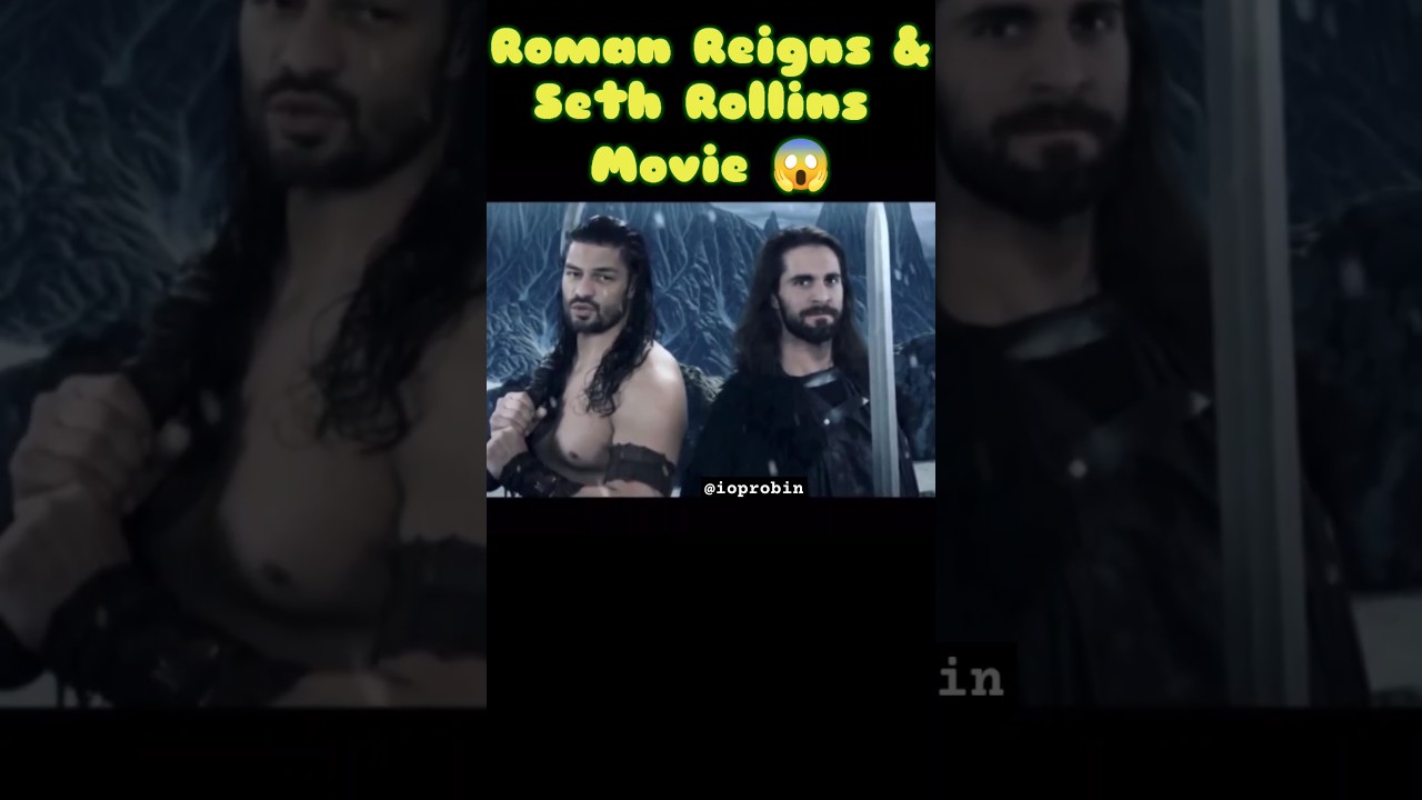 Roman Reigns and Seth Rollins Hollywood movie coming soon?? 😱🤫😎