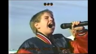 Kid Sings National Anthem