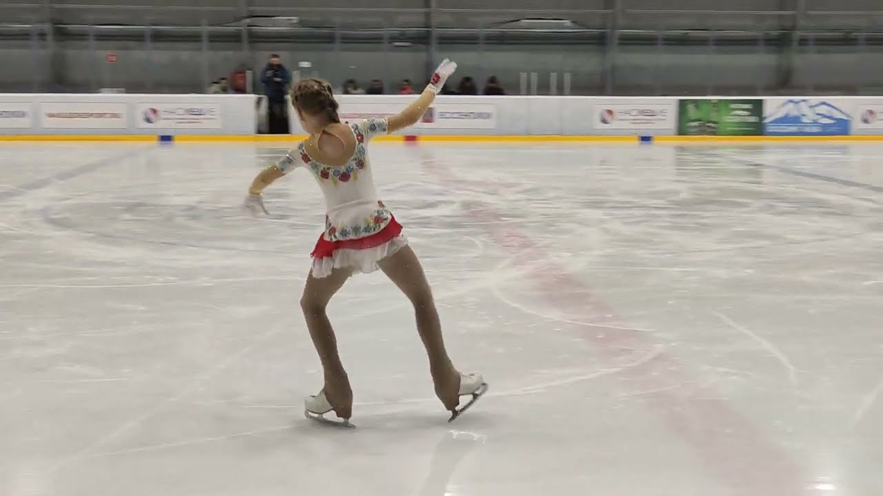 Выступление Марии на соревнованиях в г.Ессентуки 02.12.2023. Результат 18.06, первое место