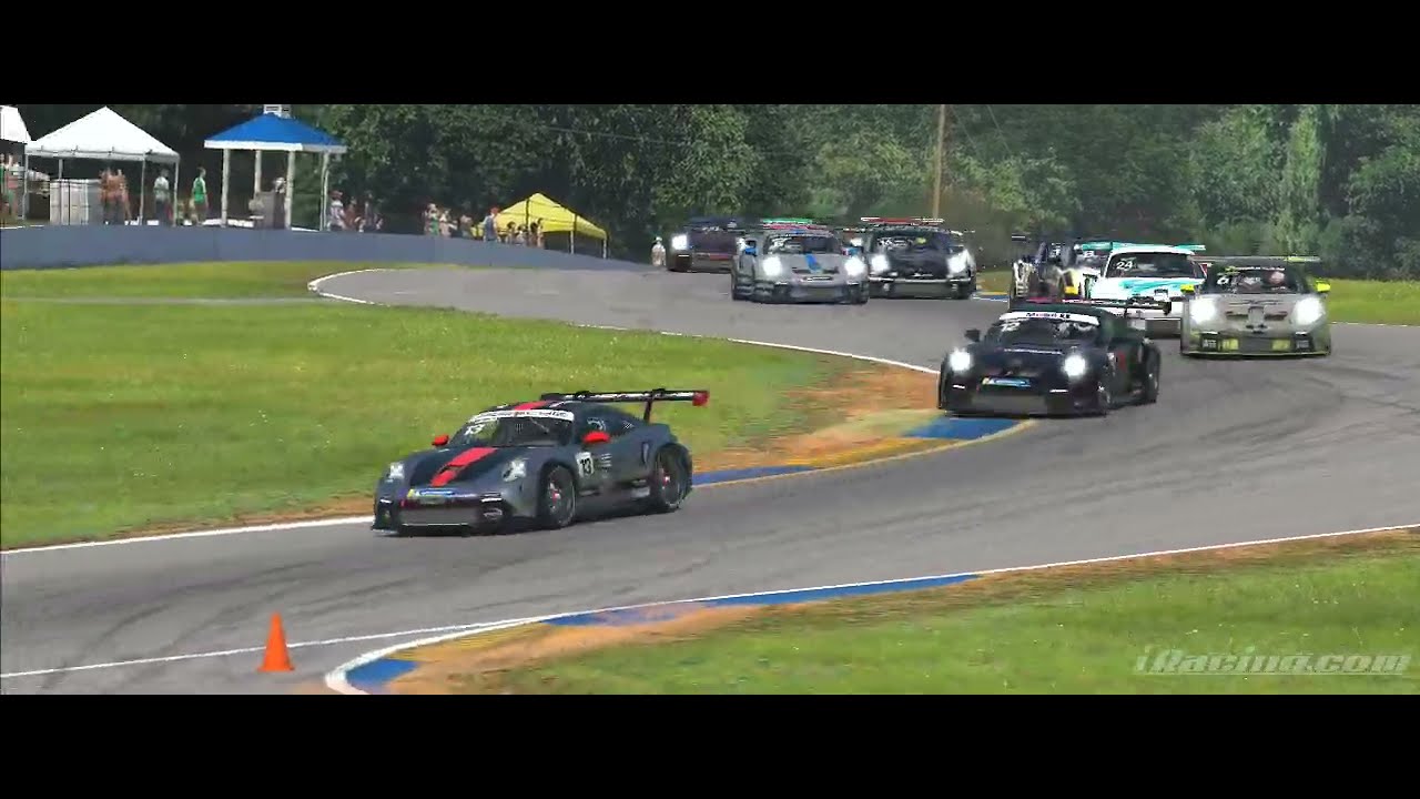 Atlanta Il Racing iRacing Porsche Cup Road Atlanta race win - YouTube