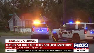 Mother speaks out after her son was shot in their home screenshot 5