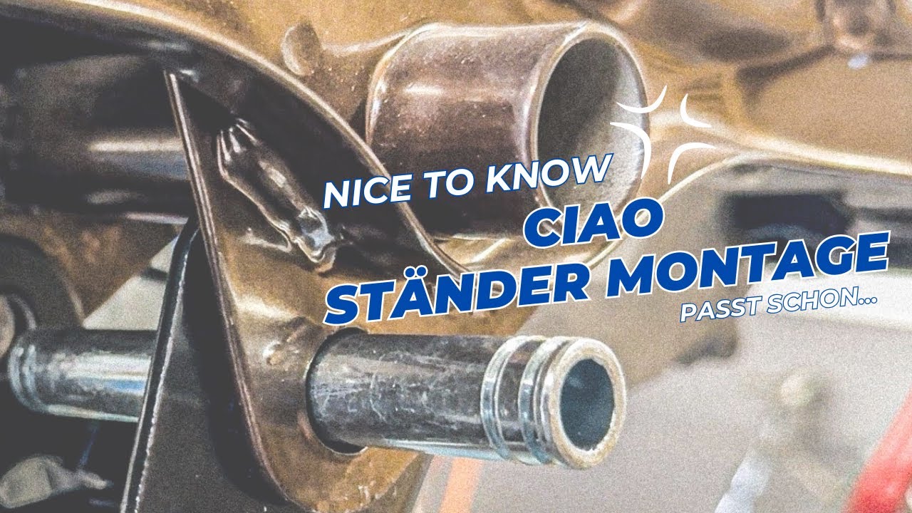 Piaggio Ciao Zentralständer montieren – So geht’s! 🔧