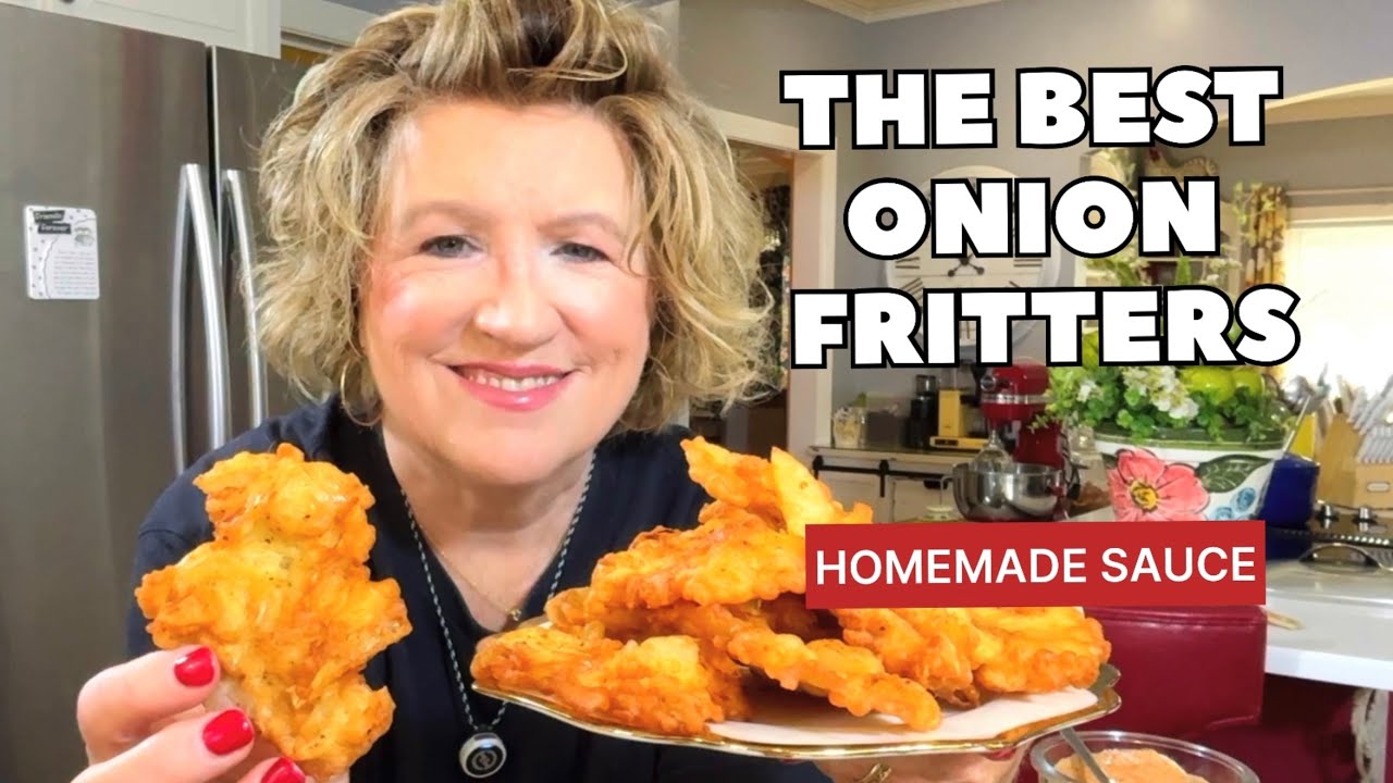 Fritter Frenzy Onion Fritters! BETTER Than A Blooming Onion! Addicting!