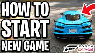 How to Start New Game (Reset Progress) In Forza Horizon 6 - Full Guide